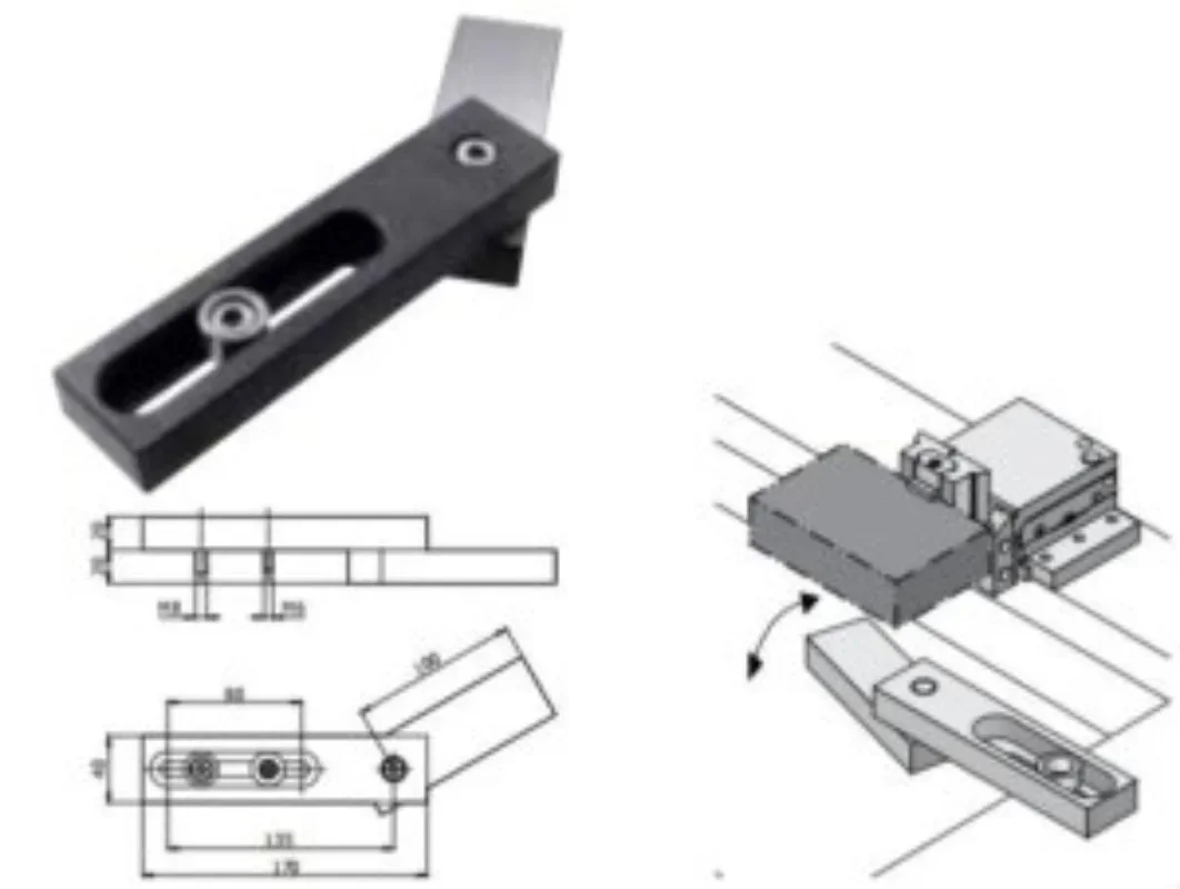 wire cut edm machine tools HE-R06988  3R compatible  Reference ruler