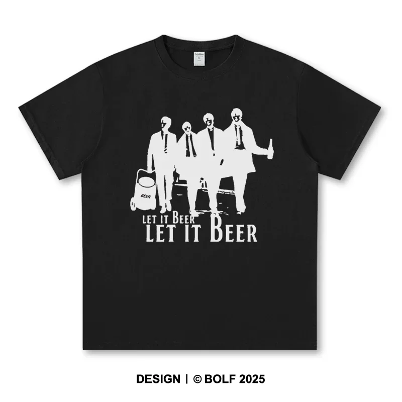 Camiseta de Humor para amantes de la cerveza para hombre, camisetas gráficas de vaso de pinta de gran tamaño 100% algodón para hombre, Top con eslogan divertido para fiesta y Bar