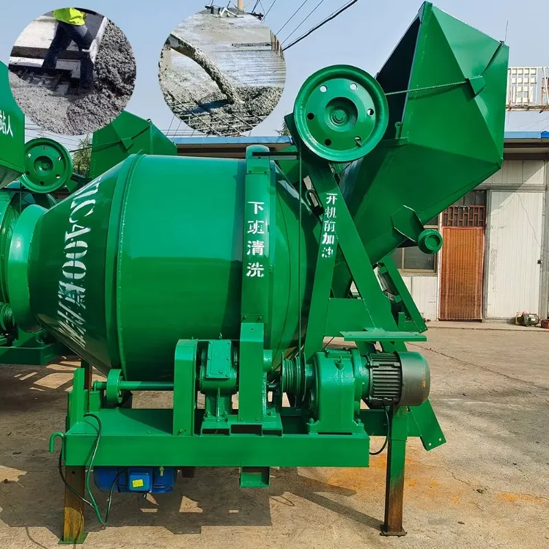 Mobile Diesel Concrete Mixer 350L For Bridge Construction And Large Scale Infrastructure Development With Heavy Steel Drum