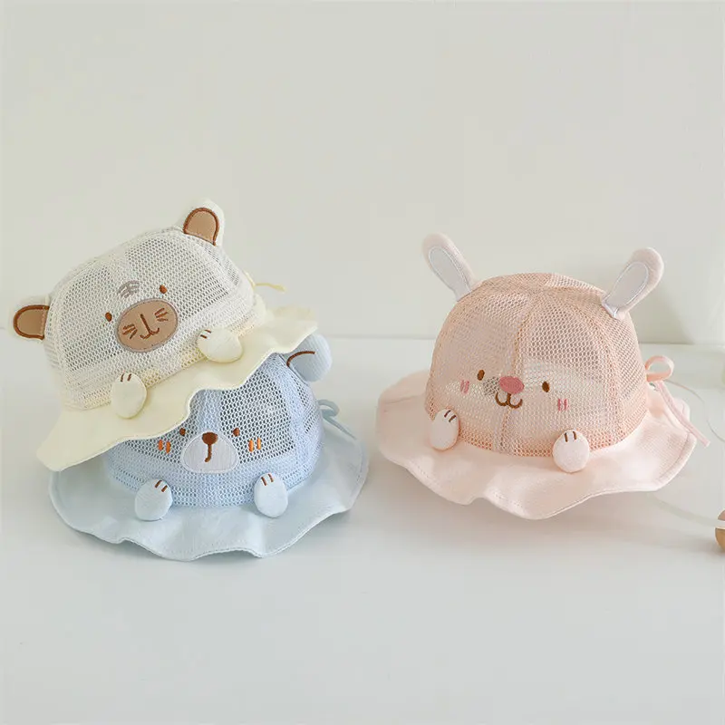 

2025 Four Seasons, полиэстеровая шляпа-ведро с героями мультфильмов, рыбацкая шляпа, уличная дорожная шляпа, солнцезащитная кепка, шляпы для мальчиков и девочек 09