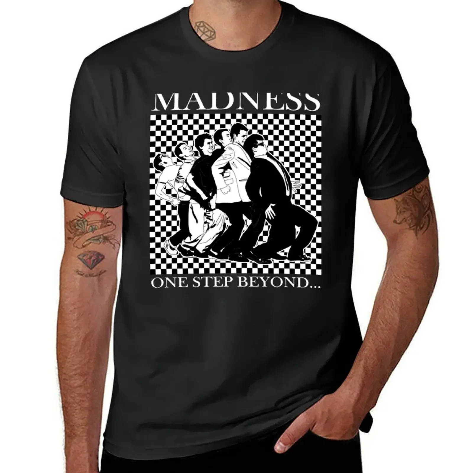 Madness Band T-Shirt plain street wear Aesthetic clothing essential t shirt black t shirts for men