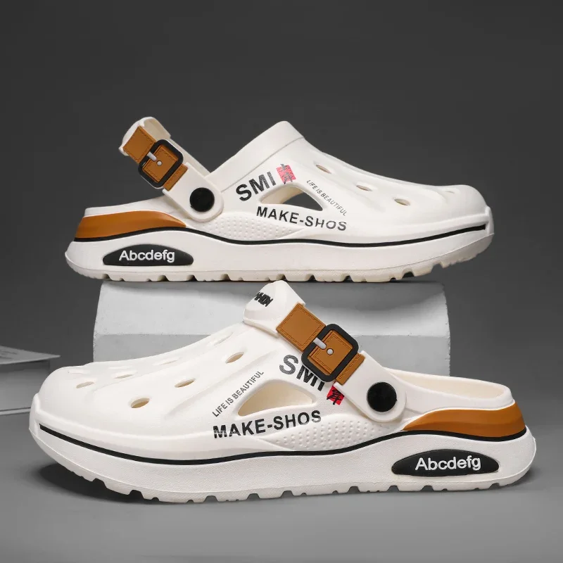 2026 New Arrival Summer Men Massage Slippers Slides Indoor Outdoor Sandals Beach Casual Shoes Comfortable Sole Men's Slippers