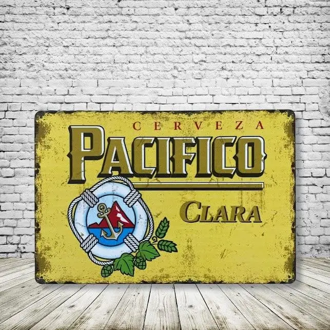Retro Pacifico Educational Plaque Decoration Home Office Room Wall Art Decor In vintage funny Aluminum sign 12 x 8 inch sig sign