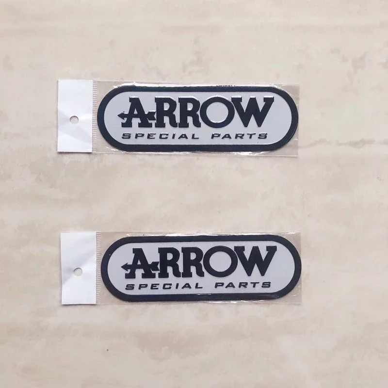 2Pcs/Set New Aluminium Alloy Motorcycle Exhaust Pipes Pipe Decal Sticker Cool Personality Scorpio Apply to Arrow