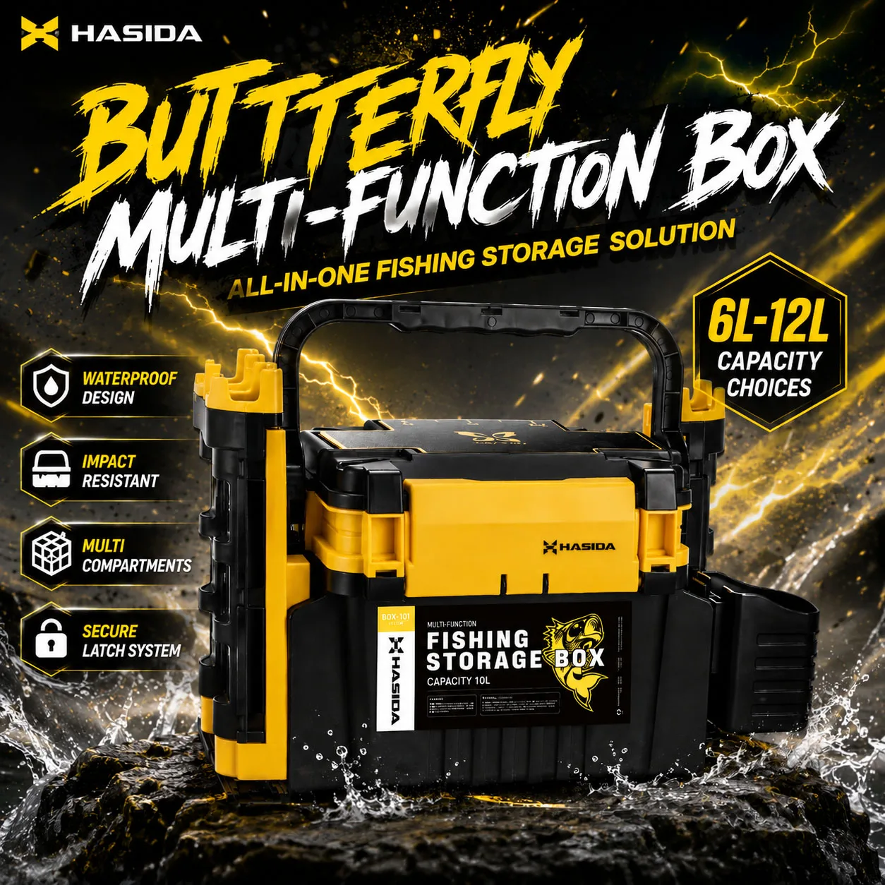 hasida-butterfly-fishing-tackle-box-self-lock-multi-functional-thicken-anti-pressure-high-density-big-capacity-gravity-portable