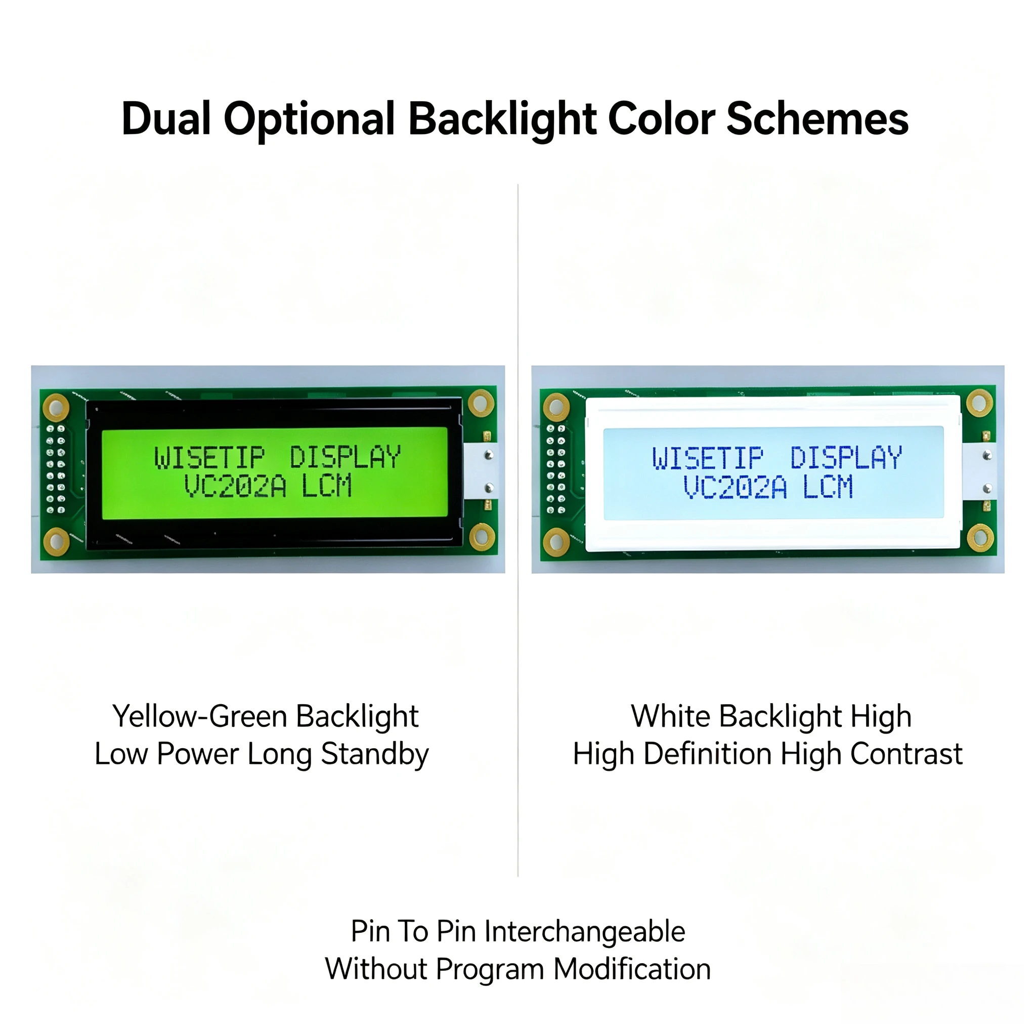 Vc20X2A Character LCD Module Display Board Equipped With ST7066 Controller Standard Industrial Display Screen Drive Accessory