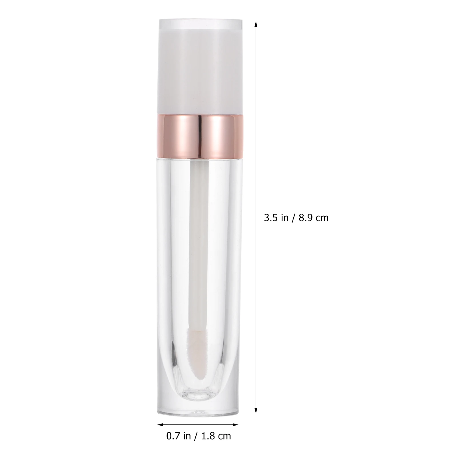 

9pcs Gloss Tube Empty Refillable Gloss Containers Mini Portable Bottle For Lip Oil Dye Lip