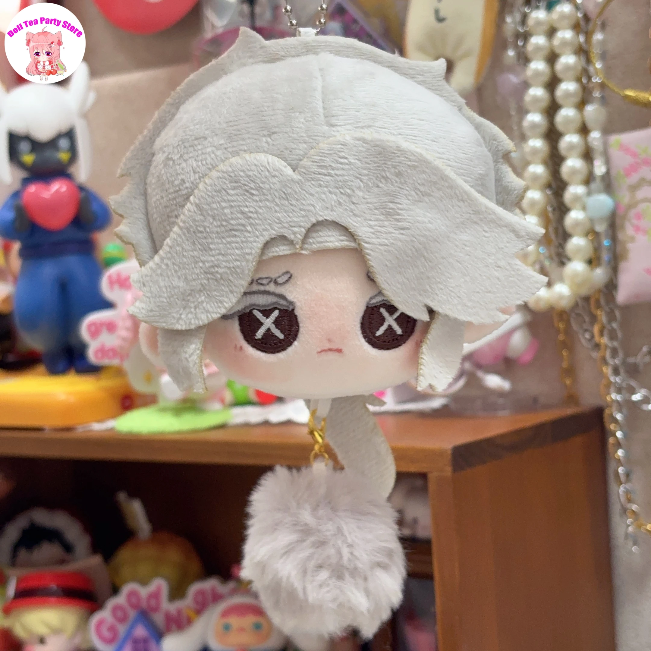 

10CM Anime Identity Ⅴ Composer Frederick Kreiburg Cute 10cm Cotton Doll Pendant Dango Cosplay Plush Keychain Toys Gift