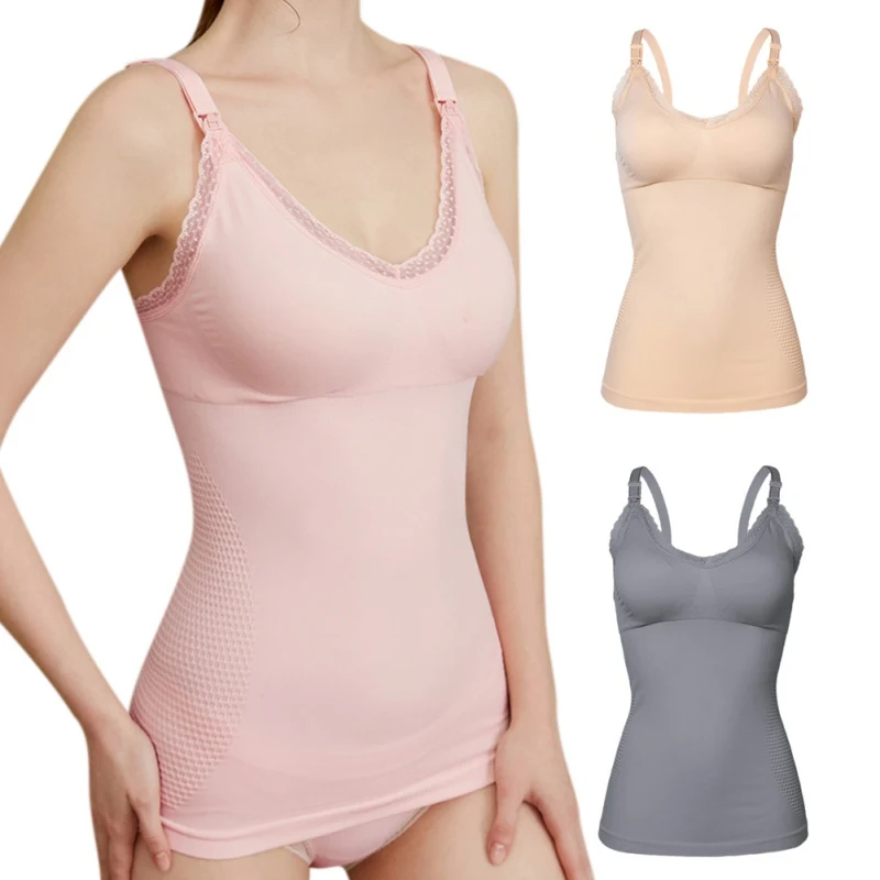 Frauen Weste Sling Schwangere Stillen Weste Körperformung Große Größe Lange Sling Spitze Postpartale Stillen Unterwäsche