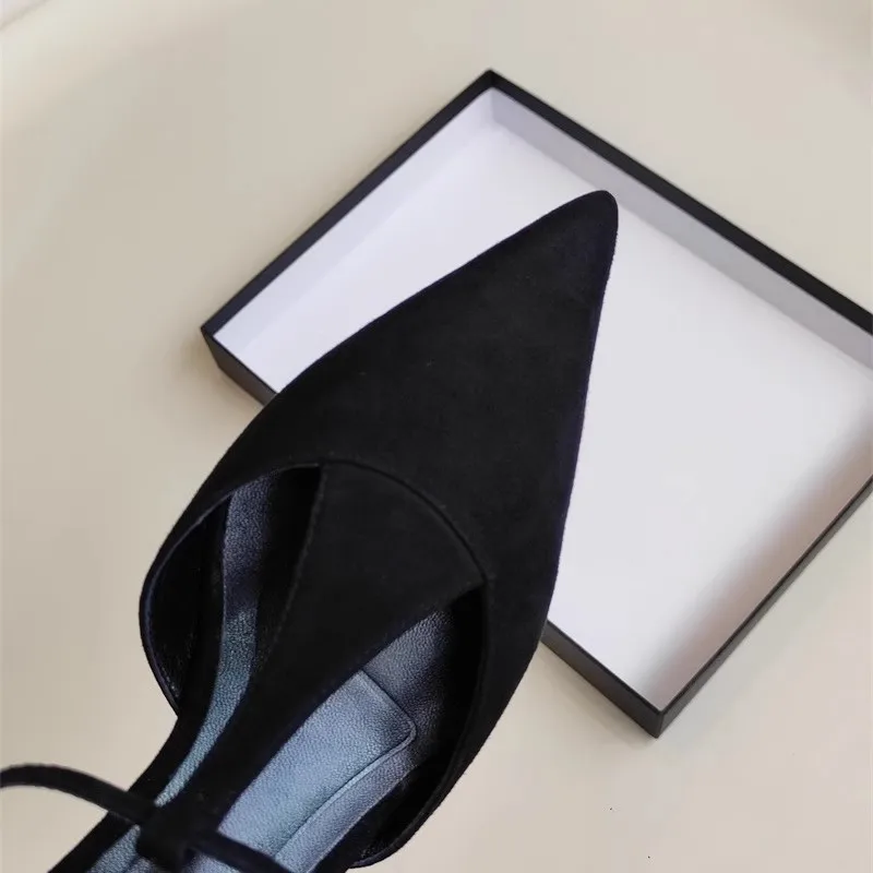 Mrxmus Dutit 2024 Summer New Fashion Women New Pointed Head Flat Sandals Elegant Versatile Solid Simple Shoes Female Chic Pumps