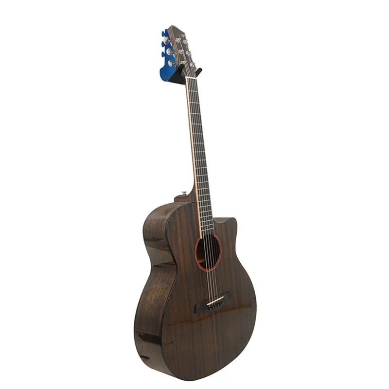 

Electric Acoustic Guitar Hook Bass Ukulele Wall Hook Free Punching with Silicone Protective Sleeve Hanger Hanger Blue