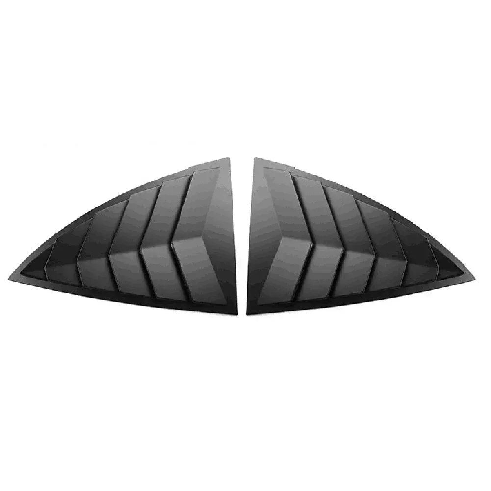 2pcs Matte black