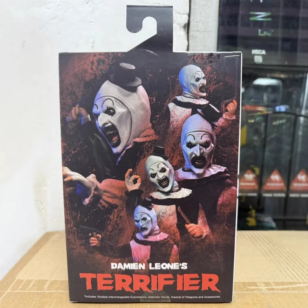 Neca 17cm Articulated Terrifier Clown Collectible Model Toy Gift