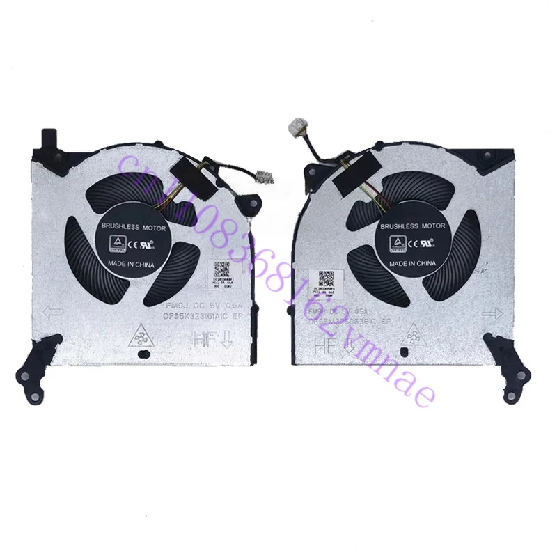 Laptop Cooling Fan For Lenovo Legion 5-17ARH05H 17IMH05H 17IMH05 82GN 81Y8 82B3 Fit 5F10S13915 5F10S13916