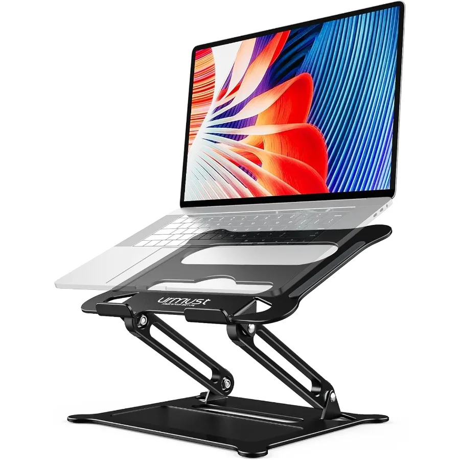 

Laptop Notebook Stand Holder Adjustable Laptop Stand Portable Computer Riser Compatible with MacBook Air Pro HP Dell XPS Lenovo