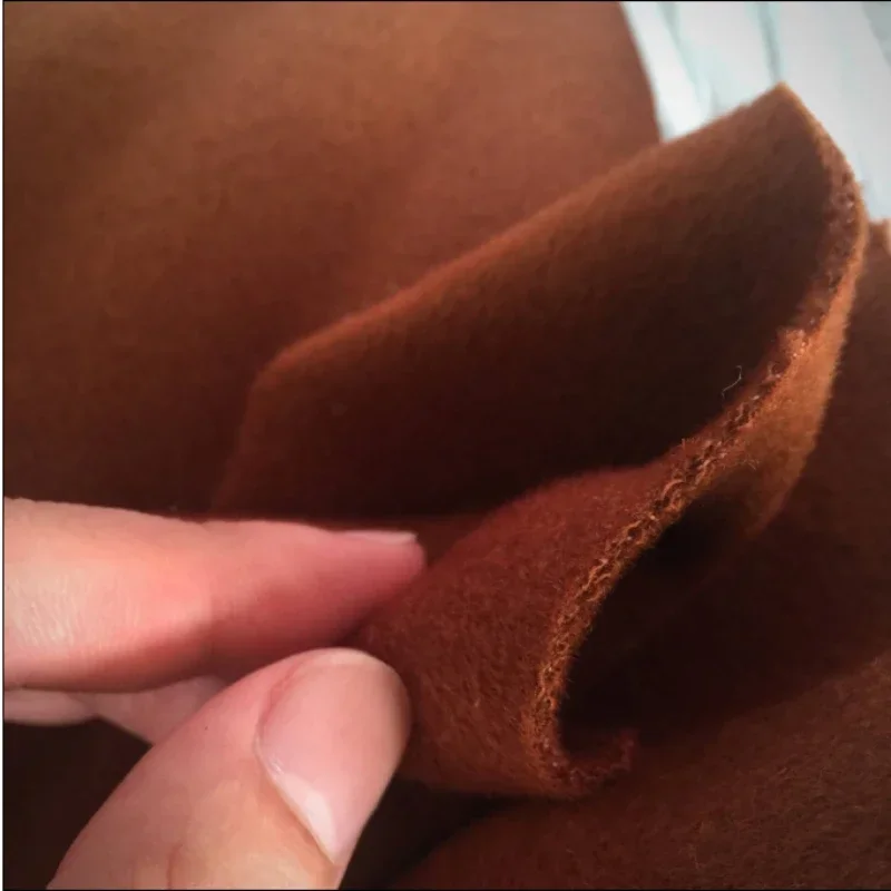 High Grade 100% All Wool Double-sided Cashmere Fabric Pure Woolen Australian Wool Cashmere Coat Fabric Thicken Can Be Peeled Off