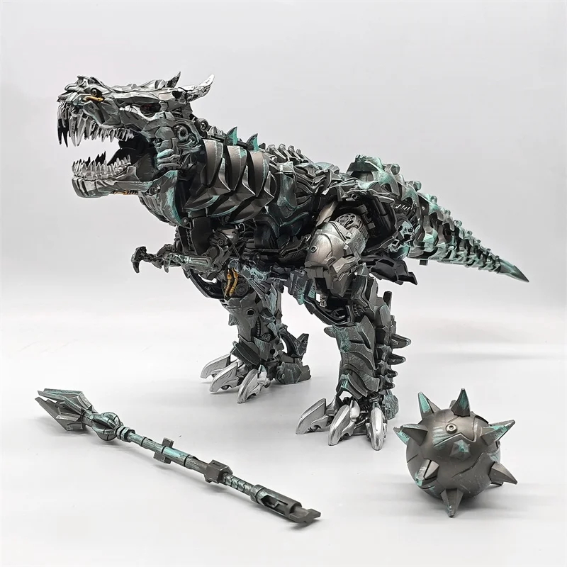 BAIWEI TW1034 Robot de transformación 5 versión de película 23cm dinosaurio Grimlock figura de acción juguetes Deformables