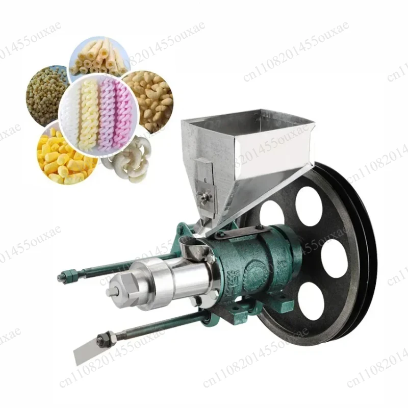 Mini Corn Puffed Snack Extruder Machine Industrial Corn Ring Snack Food Making Production Line