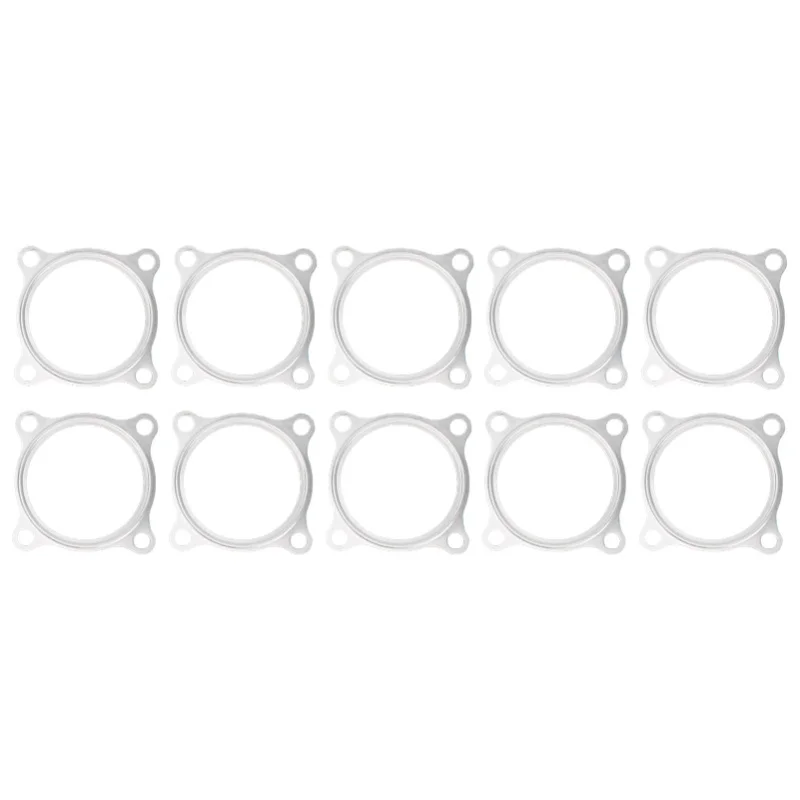 10pcs 2.5in 4-Bolts Turbo Downpipe Gasket Fit For GTX30 GT30 GT35 GTX35 GT2871R GT2540R Turbo