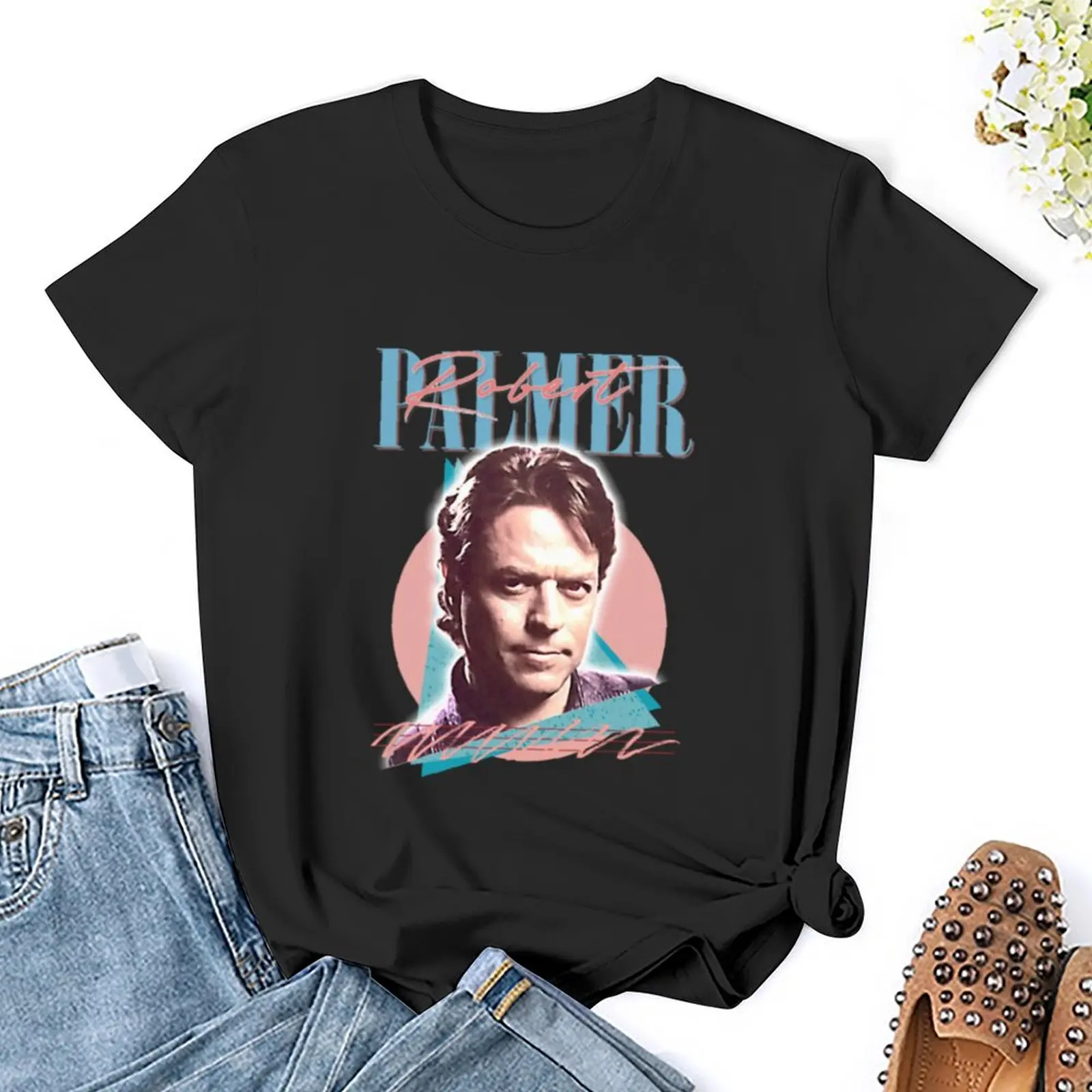 Robert Palmer T-Shirt lady clothes summer clothes vintage clothes t shirts for Women graphic