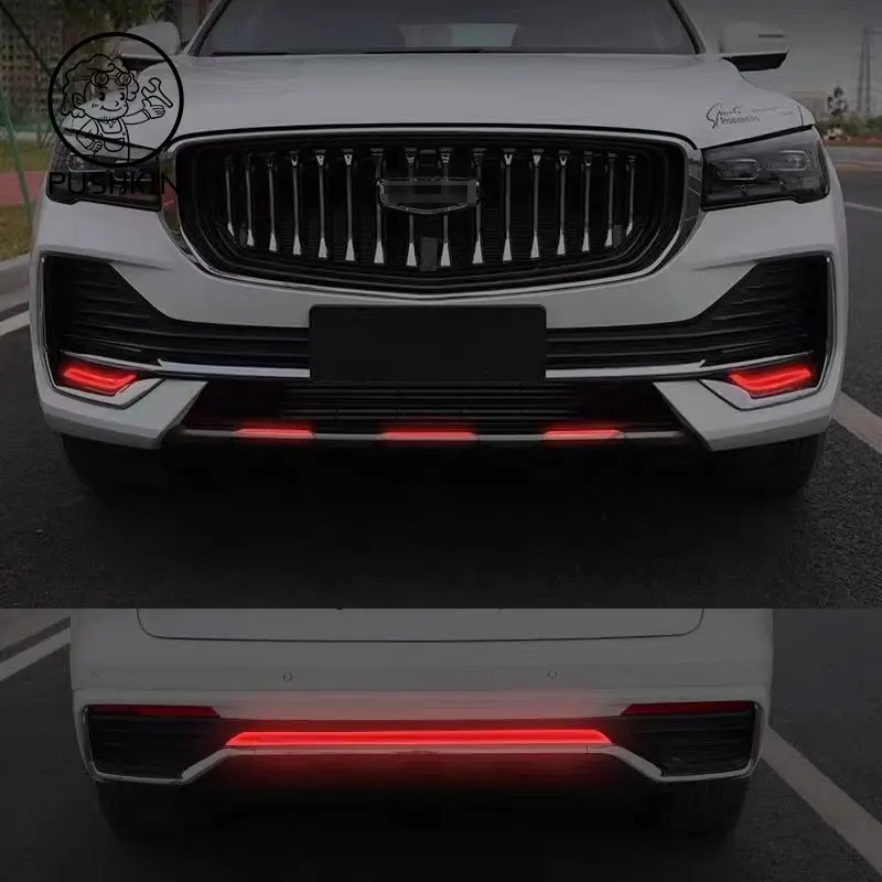 For Geely Monjaro KX11  2024 2023 car interior parts Anti rear collision warning sticker for front bumper of door accessories