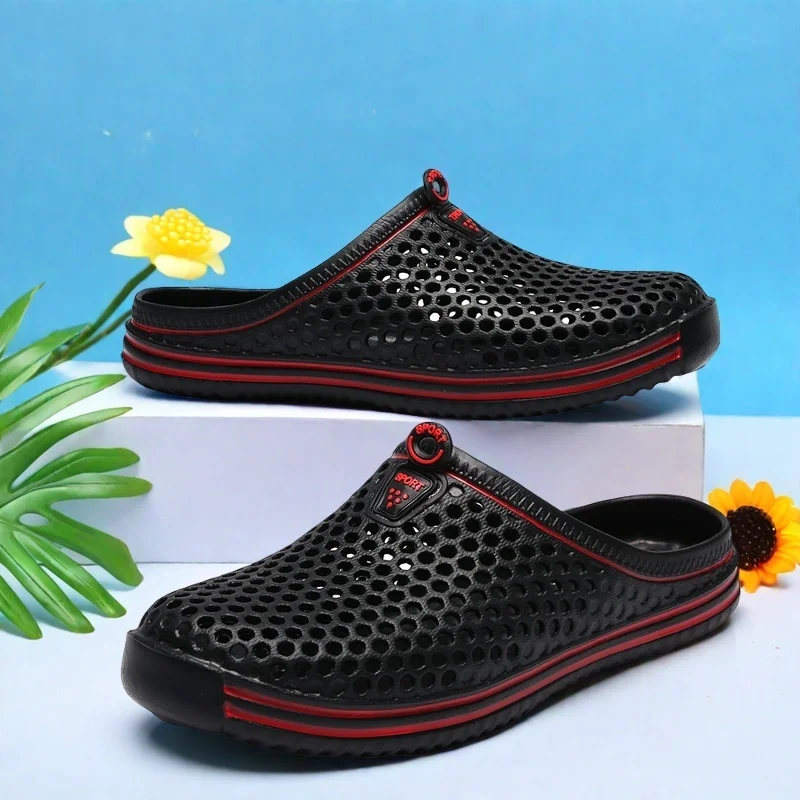 Ladies Lightweight Casual Anti-Slip Everyday Beach Sandals Slip-On Home Comfort Footwear Couple's Simple Slipper Shoes image 2