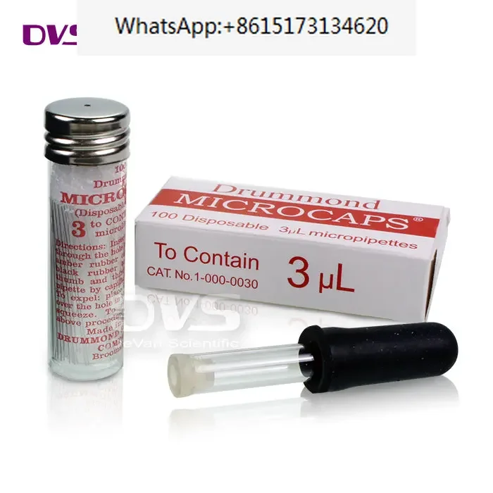 DRUMMOND imported micro quantitative capillary TLC sample capillary 1, 2, 3, 4, 5, 10ul