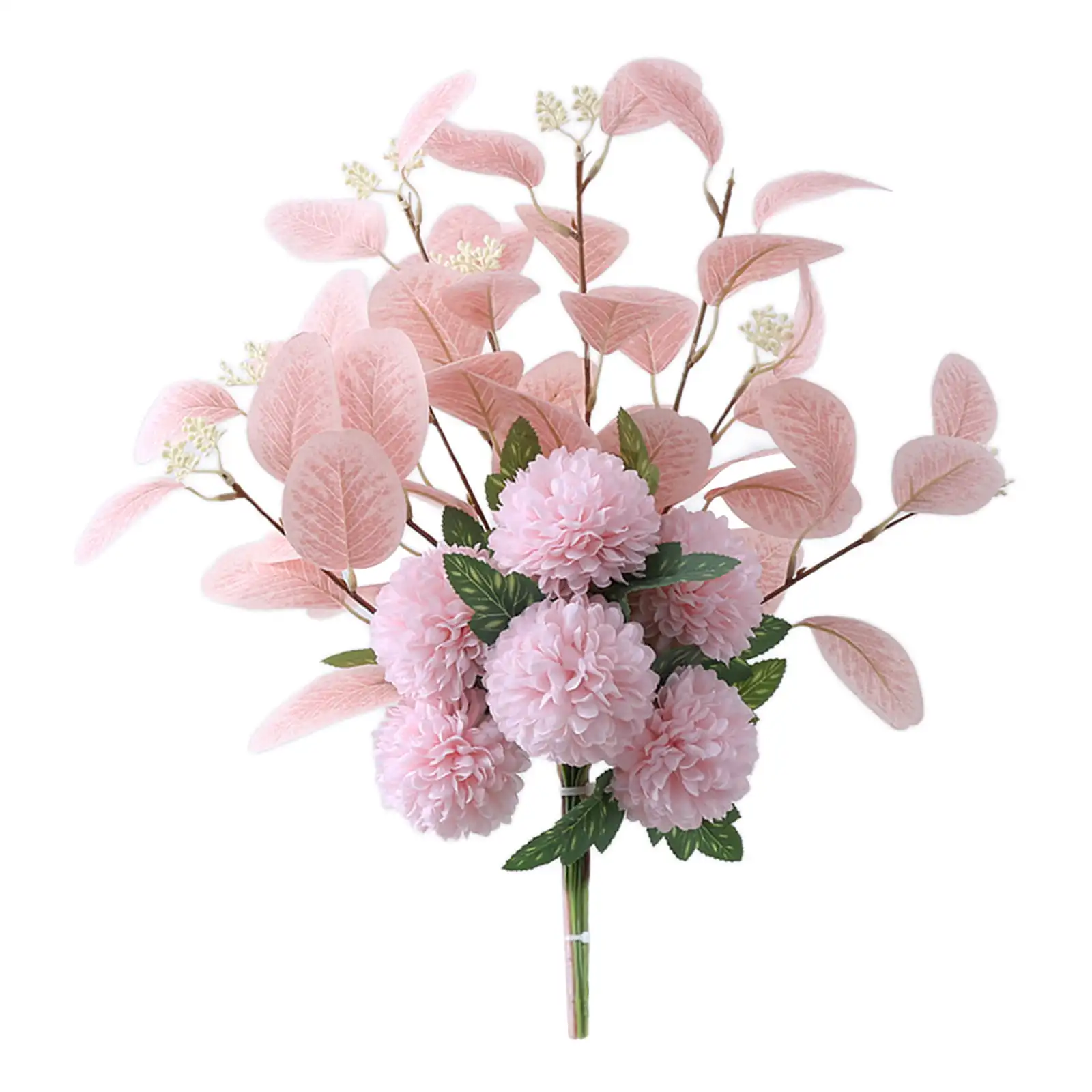 Weiße gefälschte Blumen blauer Blumenstrauß Hortensie künstliche Blumen Chrysantheme Seiden blumen künstlich für Dekoration Blume – Detail 12