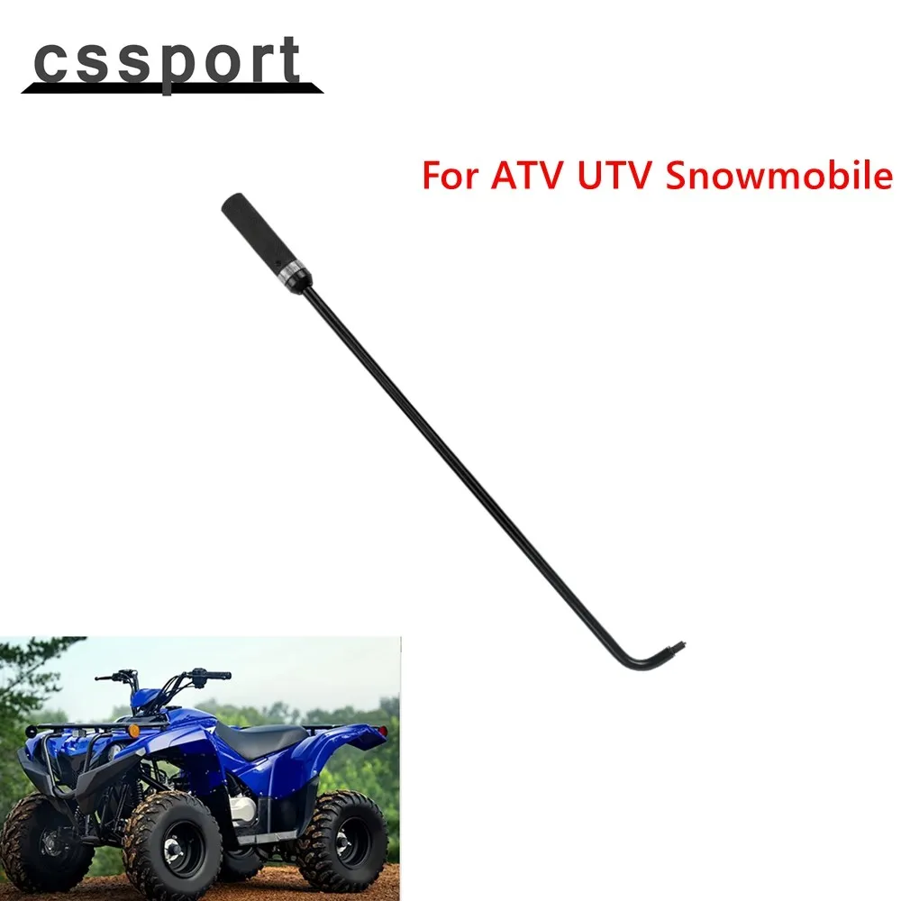 

Universal 16.49in Camrusic Pilot Screw Adjusting Tool 110 Degree Angled Head Metal Universal For ATV UTV Snowmobile Black