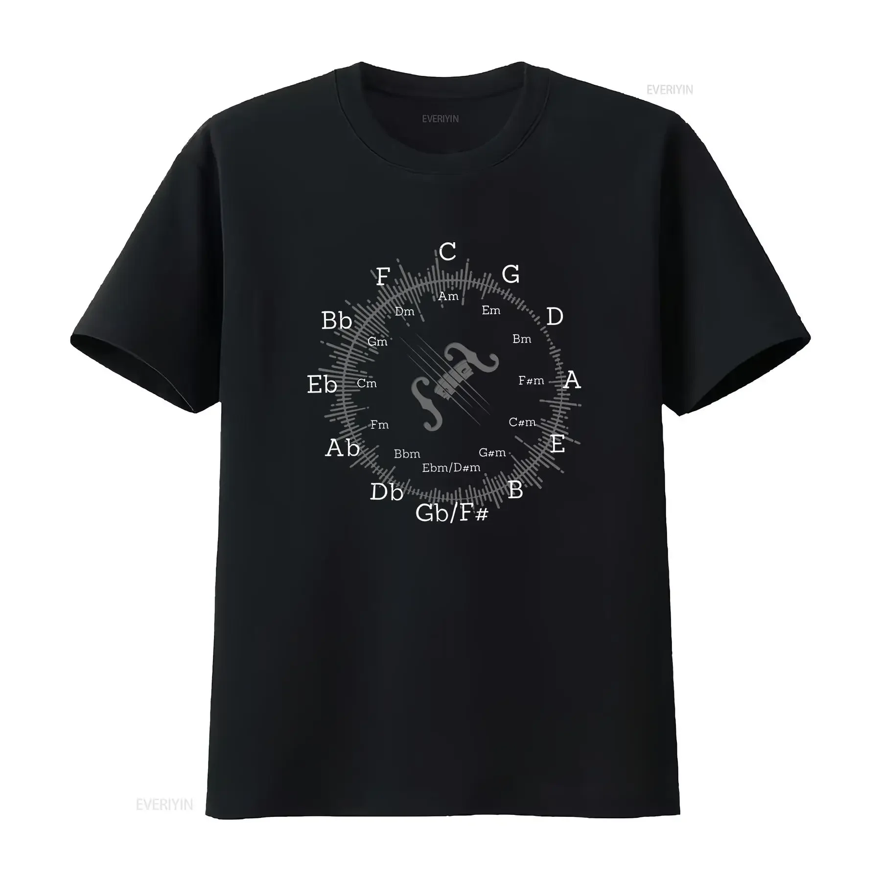 Circle Of Fifths T Shirt Music Theory Recording Studio s Musician  Geeky Producer  vintage Washed Soft designer clothes Casual