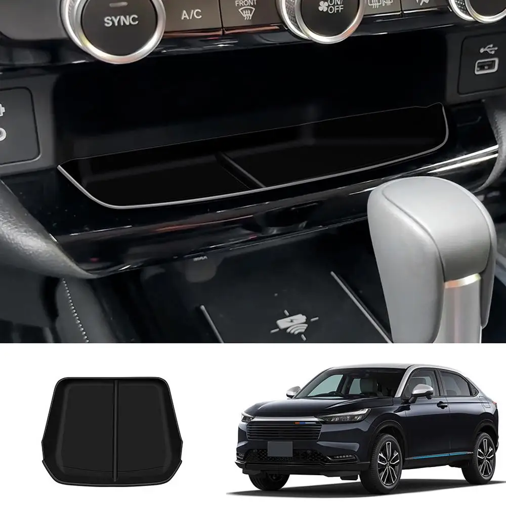 منظم صندوق تخزين وحدة التحكم المركزية للسيارة Honda VEZEL HRV الملحقات الداخلية 2025 D7S7