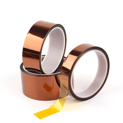 1PC BGA Tape 33M Heat Resistant High Temperature High Insulation Electronic Industry Soldering Polyimide Tape 24 Size Gold