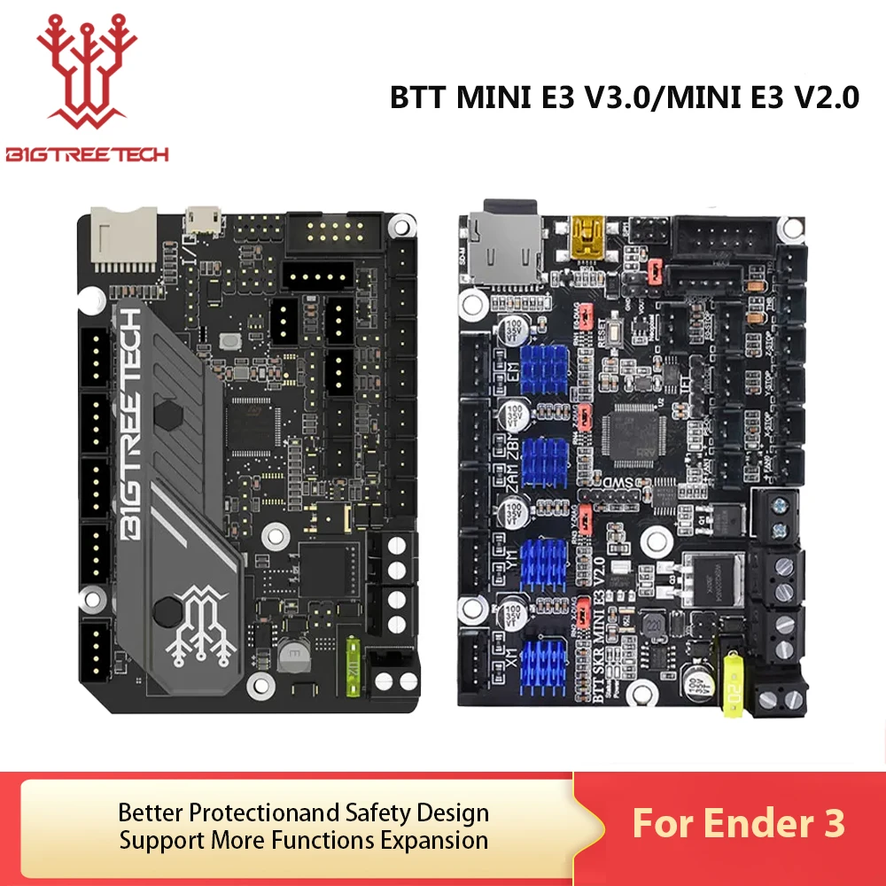 BIGTREETECH SKR MINI E3 V3.0 Płyta główna 3D MINI E3 V2 TMC2209 Akcesoria do drukarek 3D do Ender 3 Upgrade BTT SKR V1.4 Turbo