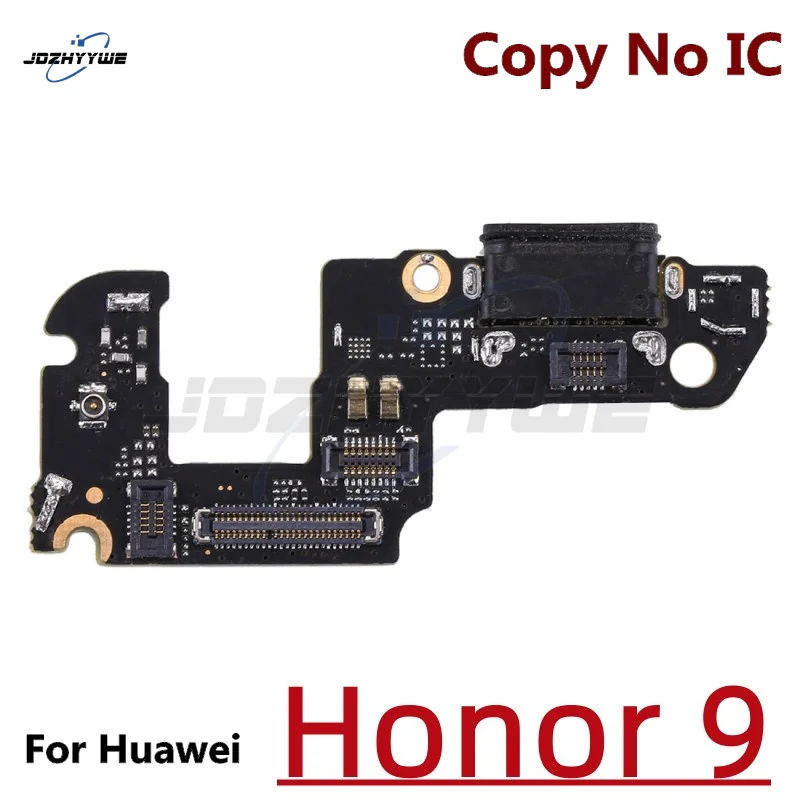 Original Charging Port Connector Board Parts Flex Cable With Microphone Mic For Huawei Honor 9 9i 9X Pro 9A 10 Lite Fast Charger