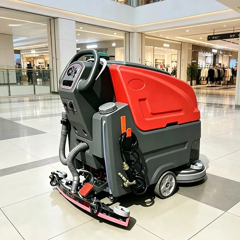 ROD Commercial Hand Push Floor Washer Cleaning Machine for Shopping Mall Supermarket