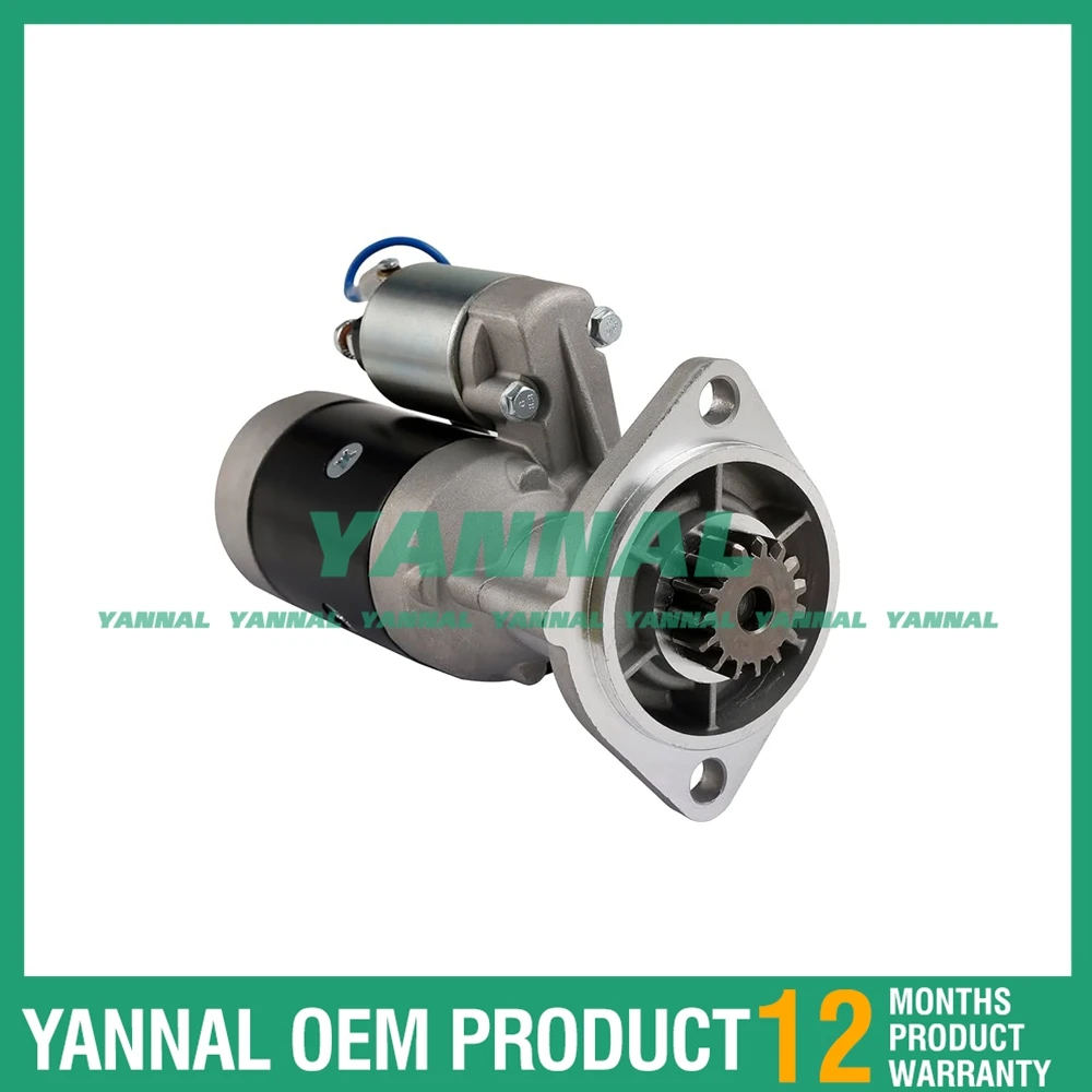 

Стартер 12 В 2,5 кВт 15 т 129136-77011 129400-77012 для экскаватора Komatsu PC35 PC40 PC50 Двигатель Yanmar 4TN78