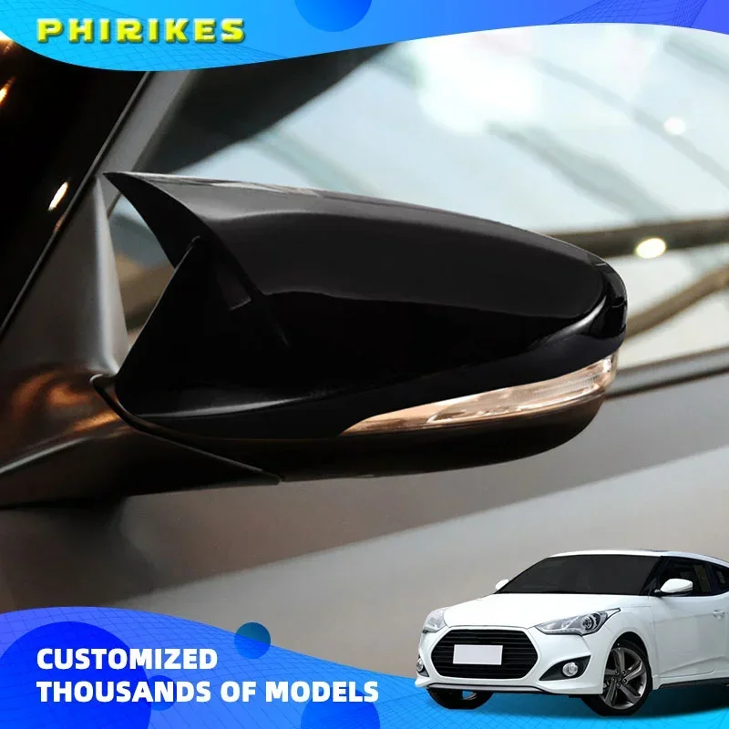 

Car styling Exterior Rearview Mirror Cover Trim For Hyundai Veloster 2011-2015 Original cover with turn signal model