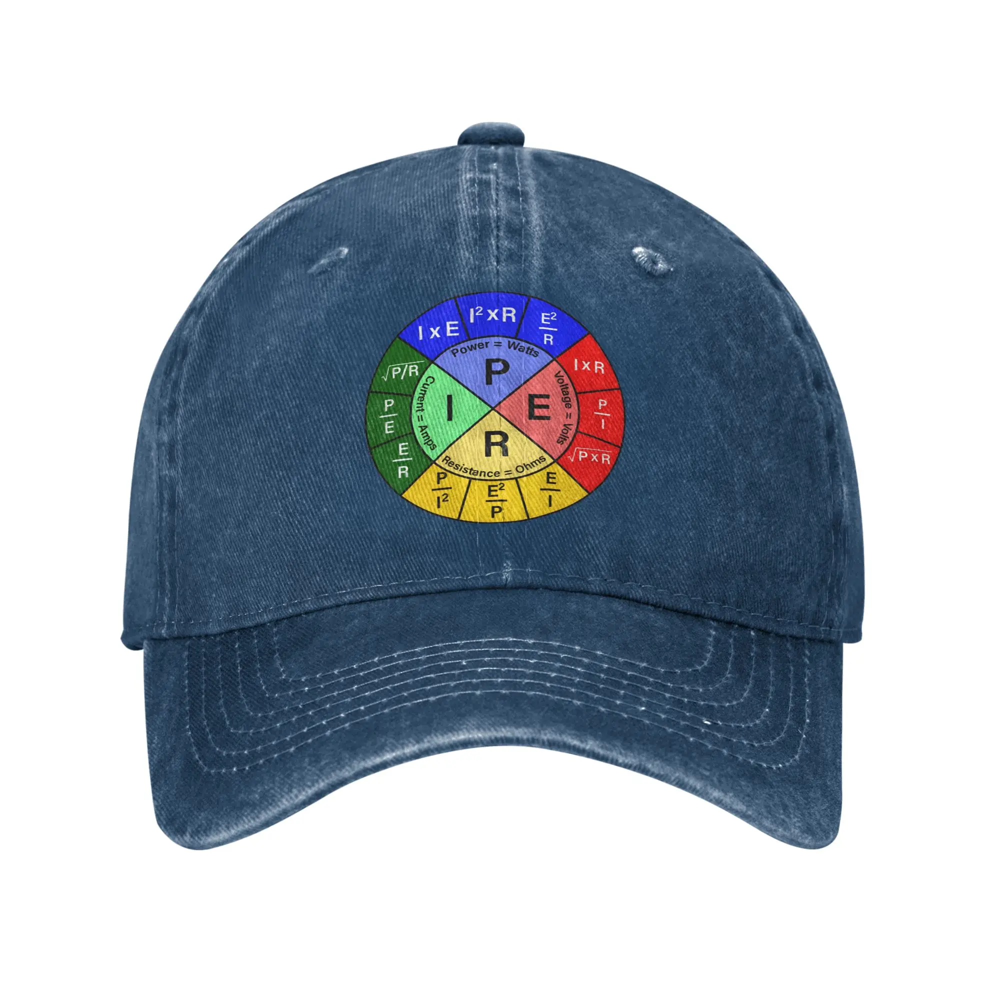 Ohms Law  Science Joke  Baseball Cap Vintage Distressed Cotton Electrical Engineer Snapback Hat Unisex Style Adjustable Fit  Hat