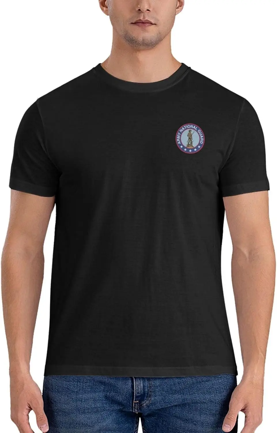 Женская винтажная печать с коротким рукавом армии США