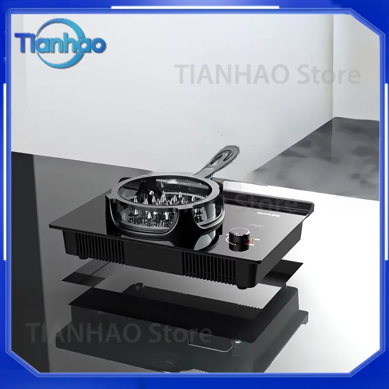 New Technology 1 2 Burner Electric Fire Flame Stove Without Gas Pure Electric Cooktop for Kitchen Electric Cooktops Kitchen