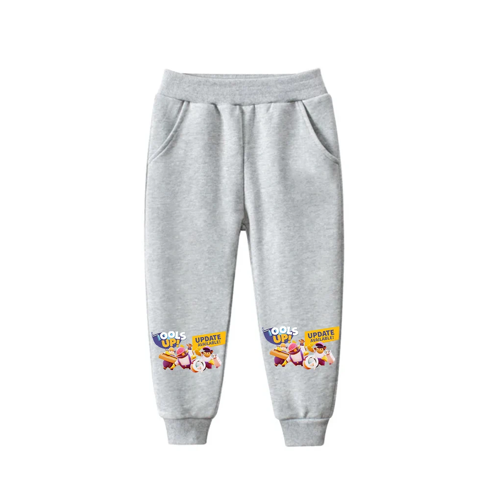 Cartoon game New boys comfortable thermal pants Children 3-13 years old spring fall jogging fitness pants fashion clothing