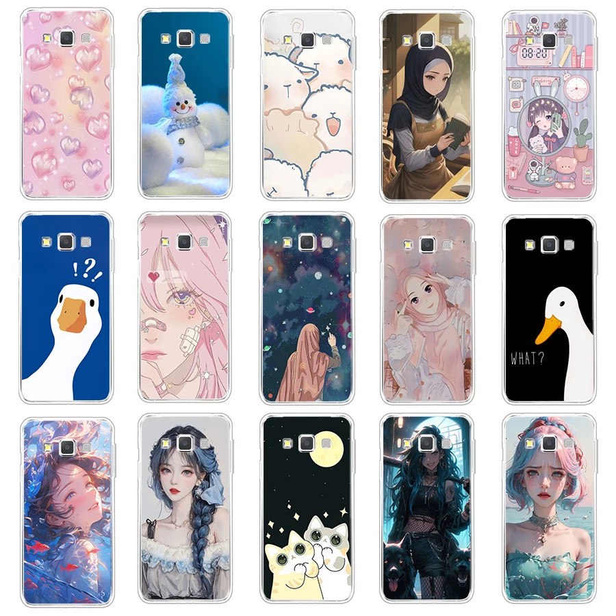 1 For galaxy a3 2015/a3 2016/a3 2017/A03 Core/C9 Pro Case TPU Soft Silicon Protecitve Shell Cover casing