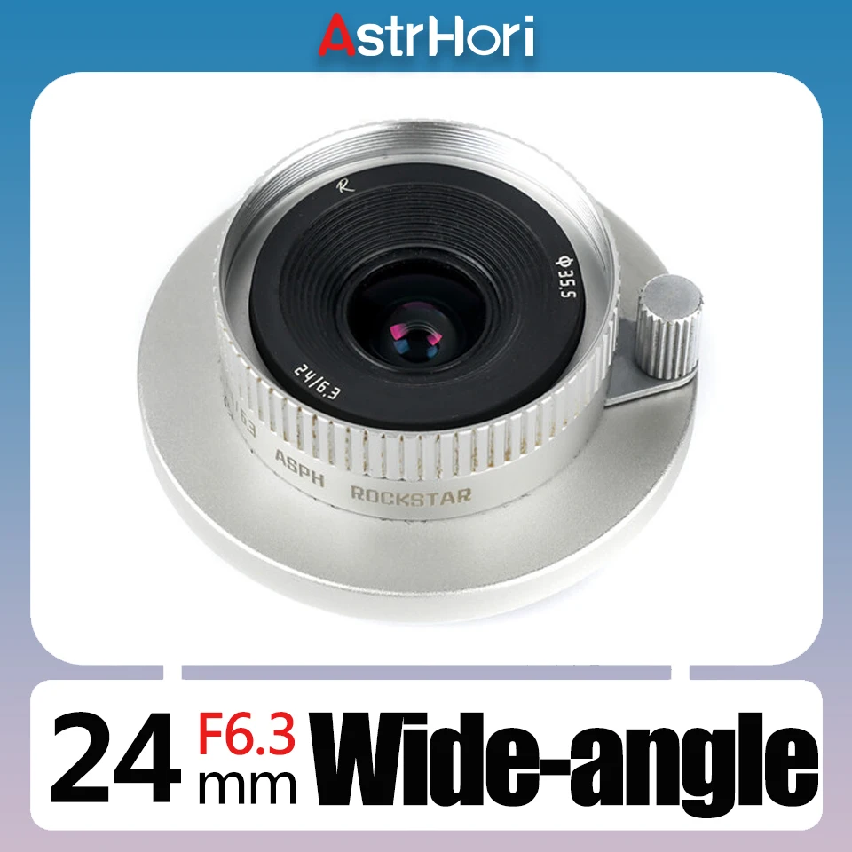 

AstrHori 24mm F6.3 Full Frame Manual Focus Rangefinder Wide Angle Camera Lens for Humanities Photography with Leica M-mount