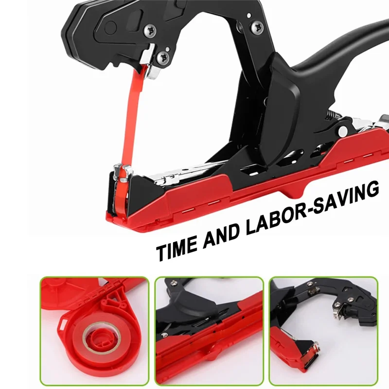 

Портативная машина для обвязки ветвей садовых растений, ветки растений, ручной инструмент для связывания домашних растений, ленточный инструмент, машина для связывания-A79G