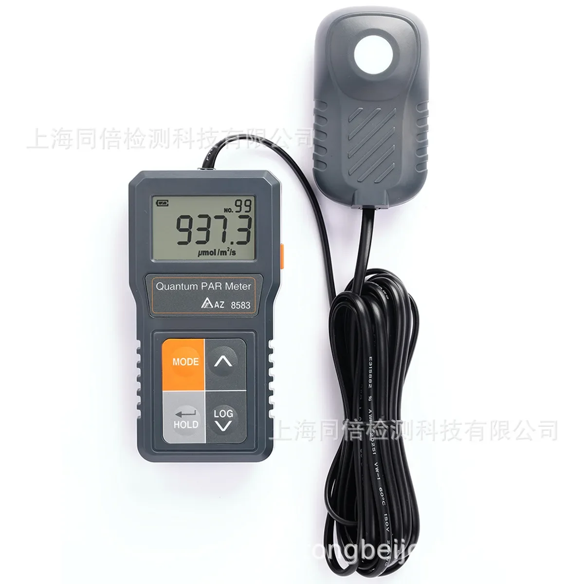 جهاز اختبار AZ8583، جهاز قياس الإضاءة كامل الطيف قابل للفصل، شاشة كبيرة، نوم تلقائي، موجه بطارية منخفضة