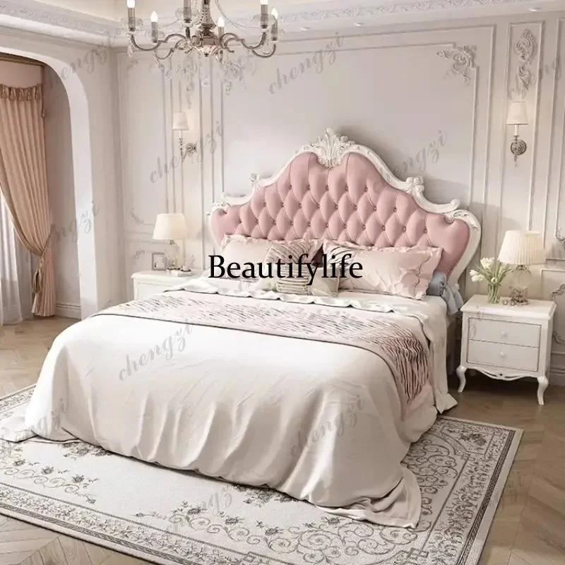 A139 Nordic Designs Double Bed Style Australia Soft Japanese Wooden Double Bed Luxury Modern Adults Cama Box Casal Bedrooms Furn