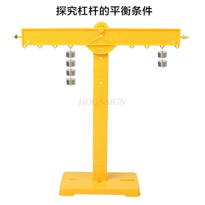 1set Student Physics Mechanics Experiment Equipment Set, Leverage Pulley Assembly Friction Experiment