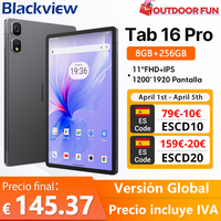 Blackview Tab 16 Pro Tablet PC 11 ''FHD + screen 8 GB RAM 256GB ROM T616 Octa Core 7700mAh 4G Android tablets 14 13 camera