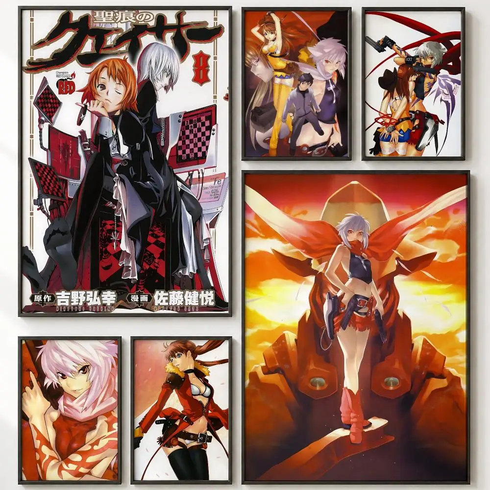 Anime Burst Angel Poster HD poster wall art self-stick no-residue for home cafe office great gift