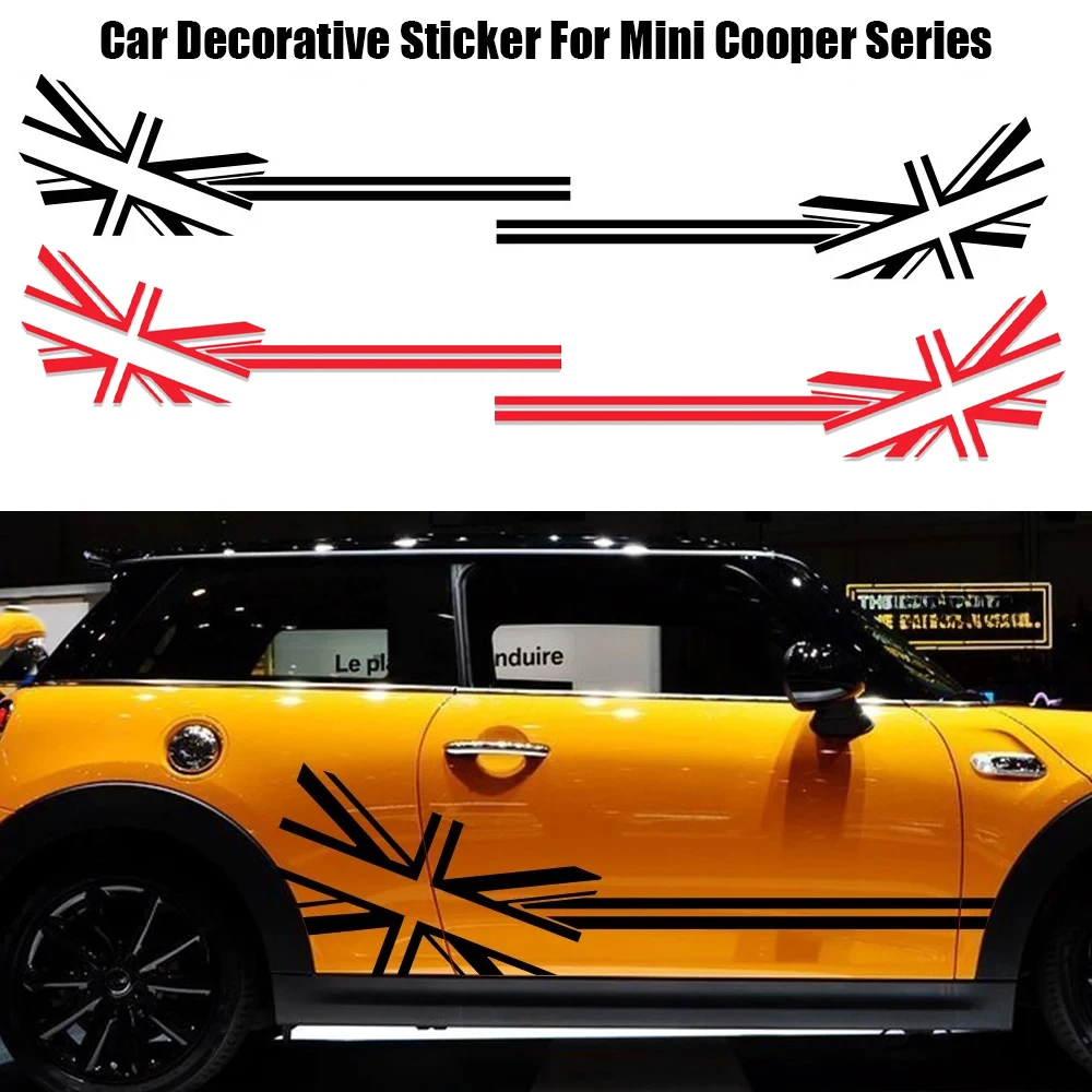 2PCS Car Decorative Sticker for Mini Cooper R56 R57 R58 R50 R52 R53 R59 R61 R60 F60 F55 F56 F54 Exterior Decorative Fittings